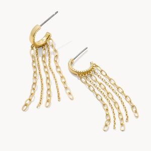 Kendra Scott Eve Huggie Earrings in Gold